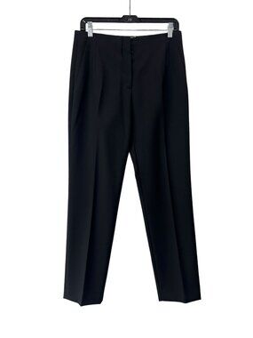 Christian Dior Black Straight Leg Trouser Pants size 10